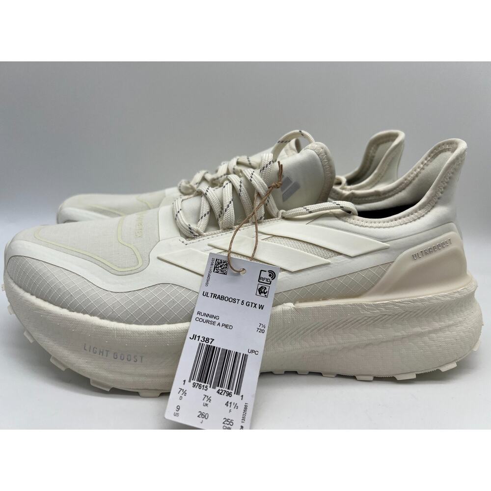 adidas Ultra Boost 5 Gore-Tex Off White JI1387 Women's Size 9 New - Picture 2 of 16